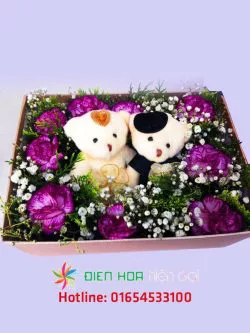 Hôp hoa gấu yêu – DH036