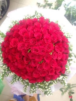 Bó hoa 99 bông hồng đỏ – DH059
