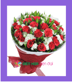 Bó hoa hồng pretty girl – DH062