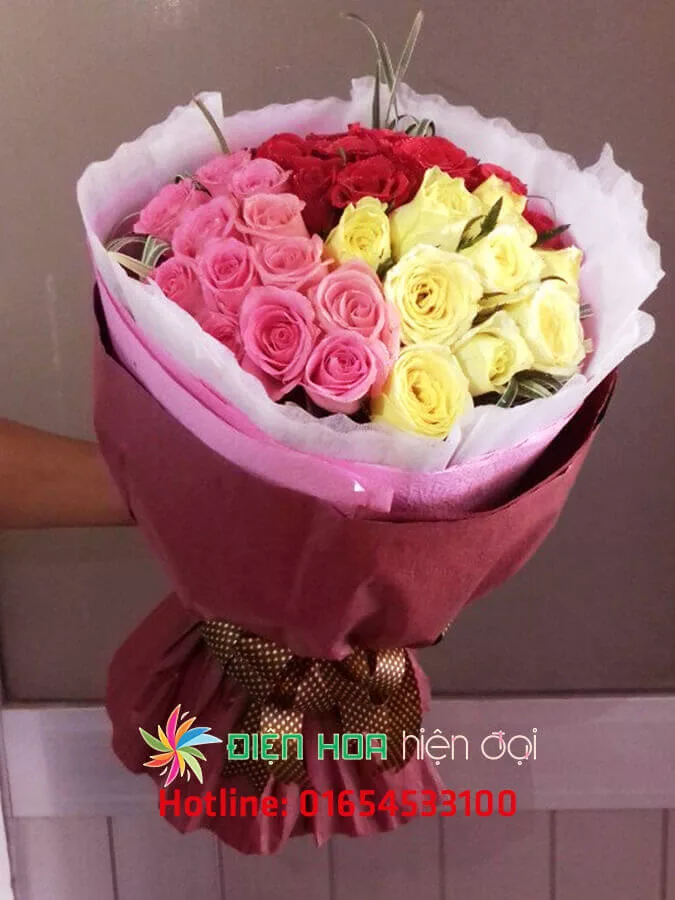 Bó hoa tặng người yêu xa - DH027