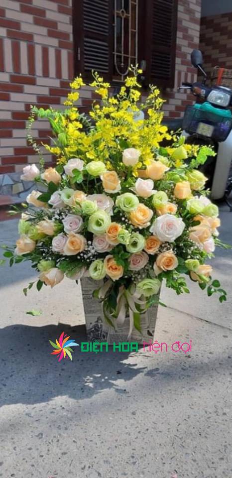Giỏ hoa dịp tặng sinh nhật - DH132
