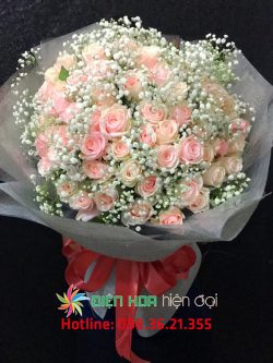 Bó hoa hồng đẹp duyên dáng – DH213