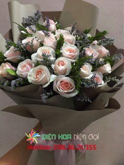 Bó hoa sinh nhật sao tím đẹp – DH222