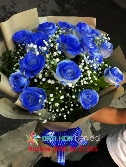 Bó hoa hồng xanh tinh tế – DH226