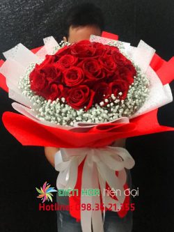 Mẫu bó hoa hồng vĩnh cửu- DH239