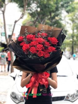 Hoa hồng tươi đỏ Đà Lạt – DH241