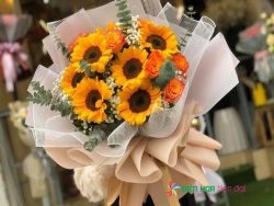 Bó hoa hướng dương vàng – DH236