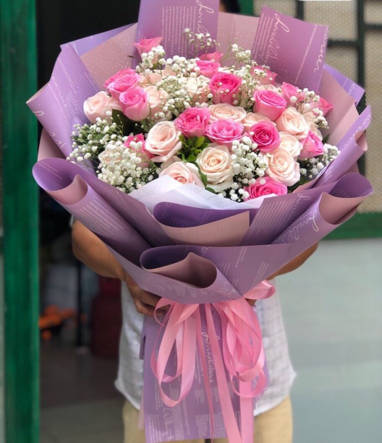 Bó hoa hồng xinh xinh DH275