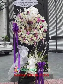 Vòng hoa tang lễ Hà Nội – DH289