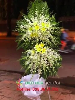 Vòng hoa tang lễ Hà Nội – DH304