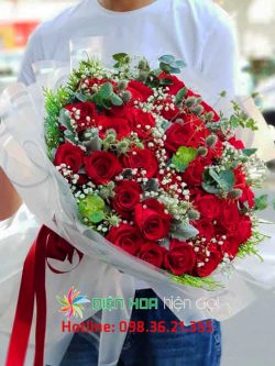 Bó hoa hồng đẹp hoàn mỹ – DH246