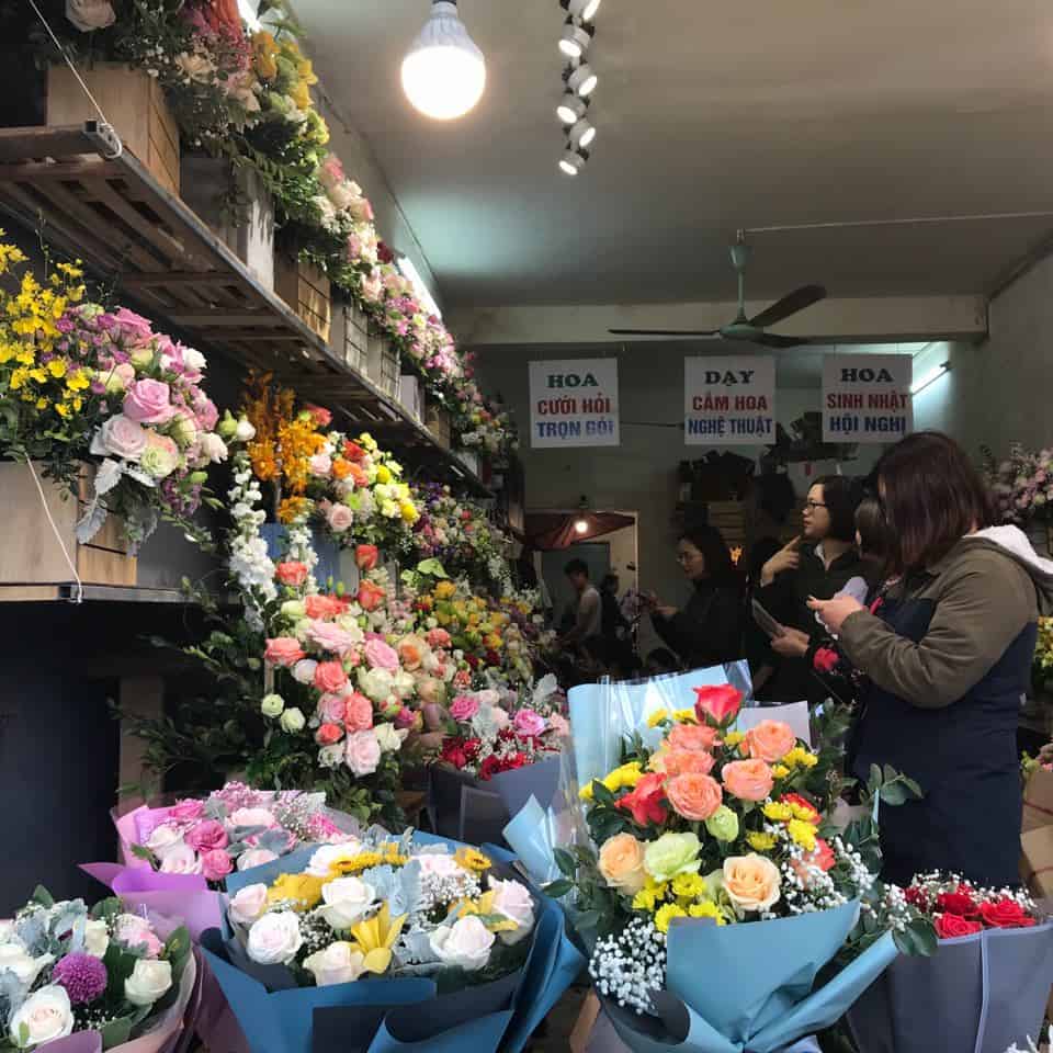 Cửa hàng bán hoa tươi hà nội