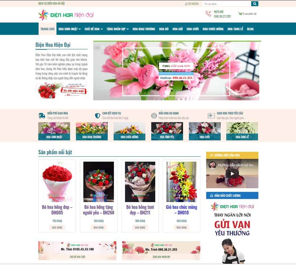 Shop hoa online đảm bảo chất lượng